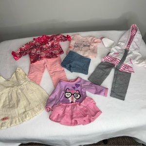 5 outfits for 18” dolls